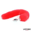 Analplug mit Schwanz Rot 40 cm von Latetobed BDSM Line