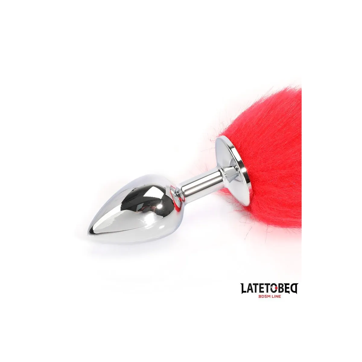 Analplug mit Schwanz Rot 40 cm von Latetobed BDSM Line | Fesselliebe.de