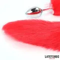 Analplug mit Schwanz Rot 40 cm von Latetobed BDSM Line