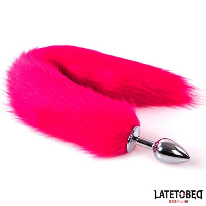 Analplug mit Schwanz Pink 40 cm von Latetobed BDSM Line | Fesselliebe.de