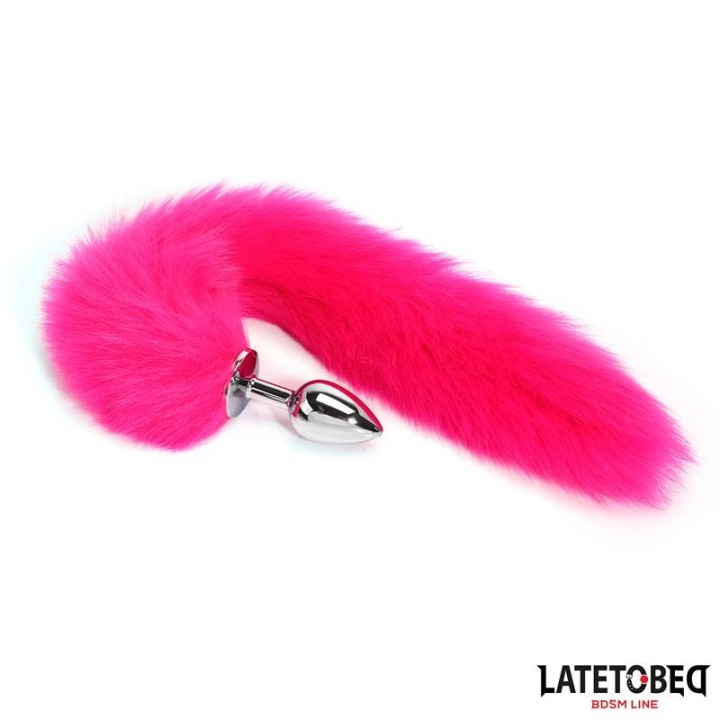 Analplug mit Schwanz Pink 40 cm von Latetobed BDSM Line | Fesselliebe.de