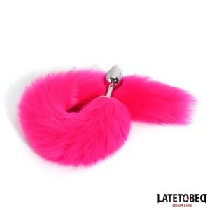 Analplug mit Schwanz Pink 40 cm von Latetobed BDSM Line