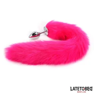 Analplug mit Schwanz Pink 40 cm von Latetobed BDSM Line