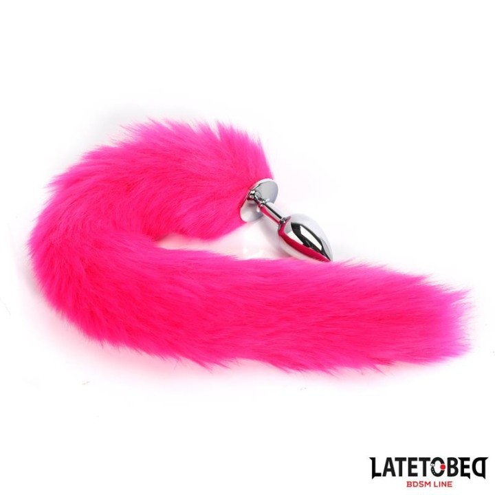Analplug mit Schwanz Pink 40 cm von Latetobed BDSM Line | Fesselliebe.de