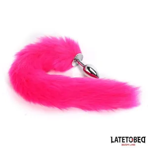 Analplug mit Schwanz Pink 40 cm von Latetobed BDSM Line