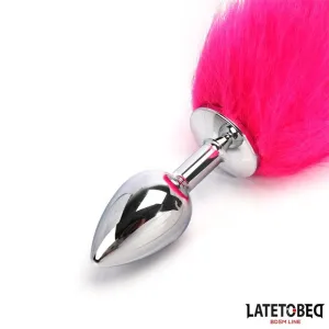 Analplug mit Schwanz Pink 40 cm von Latetobed BDSM Line