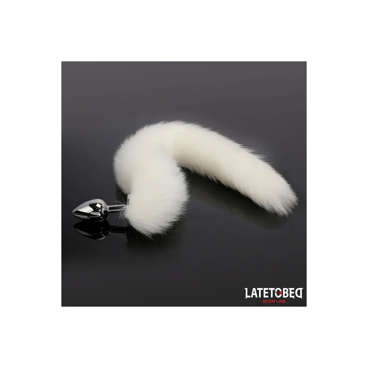 Analplug mit Schwanz Weiss 40 cm von Latetobed BDSM Line | Fesselliebe.de