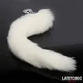 Analplug mit Schwanz Weiss 40 cm von Latetobed BDSM Line