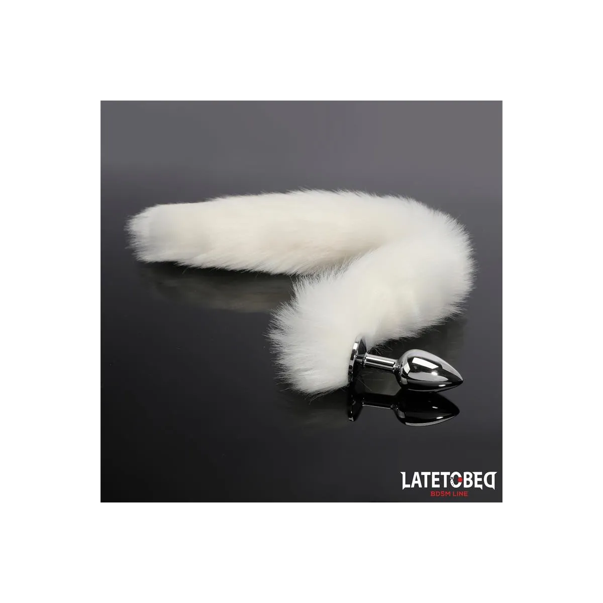 Analplug mit Schwanz Weiss 40 cm von Latetobed BDSM Line | Fesselliebe.de