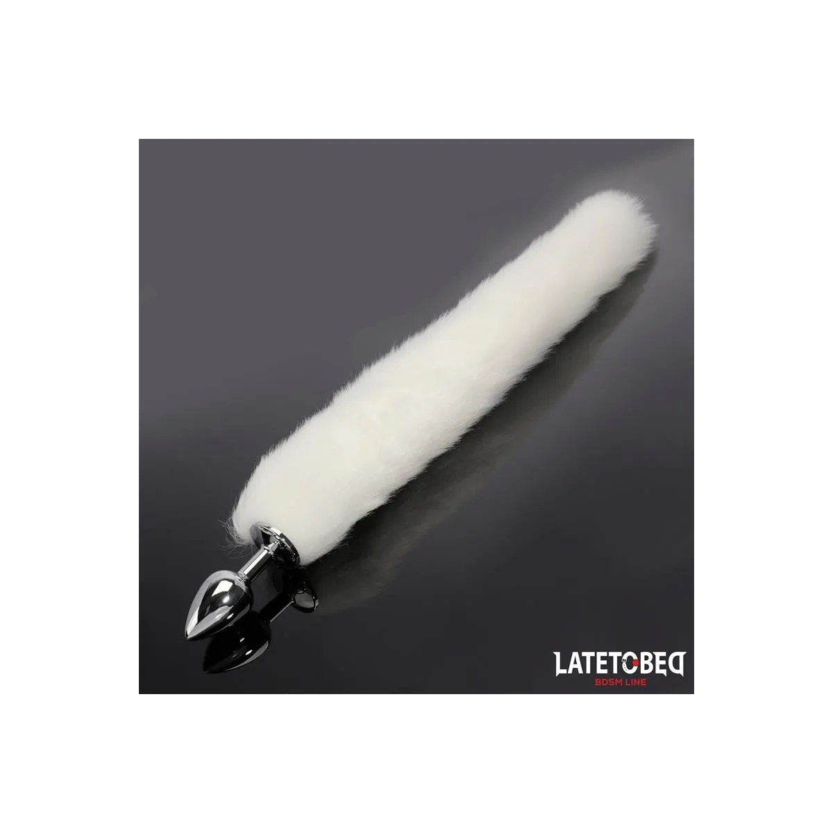 Analplug mit Schwanz Weiss 40 cm von Latetobed BDSM Line | Fesselliebe.de