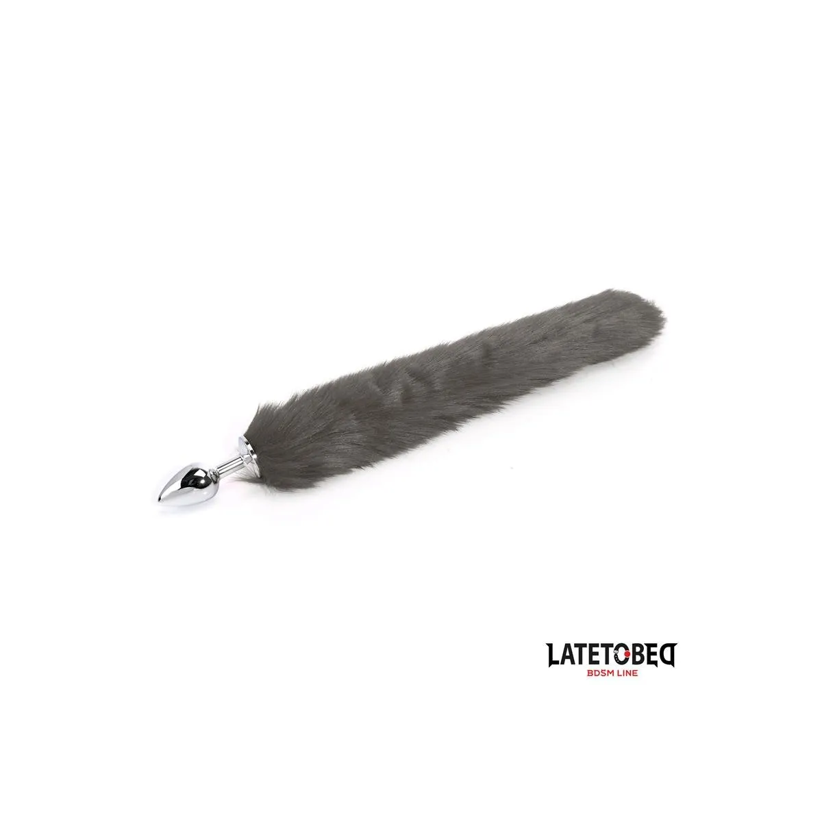 Analplug mit Schwanz Grau 40 cm von Latetobed BDSM Line | Fesselliebe.de