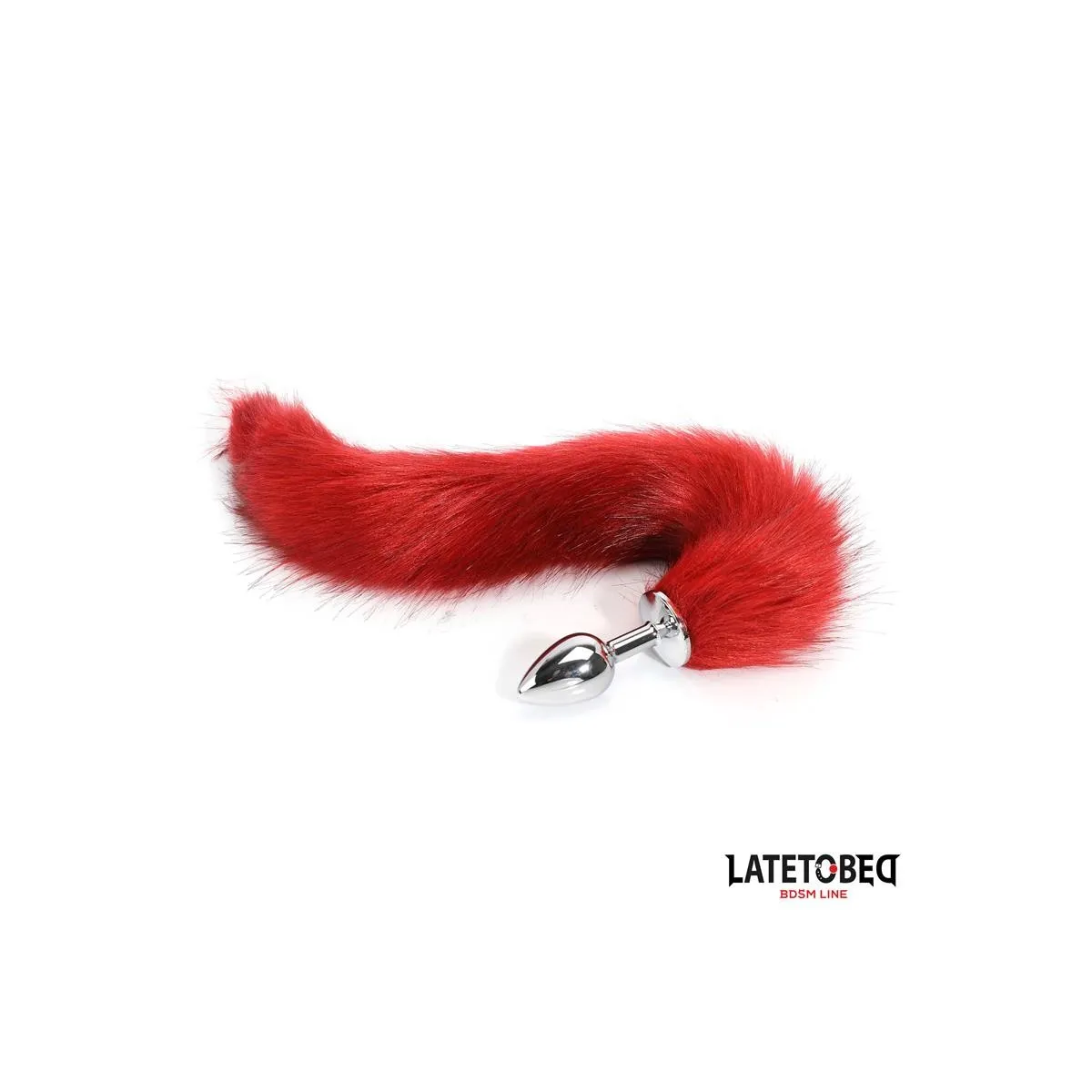 Analplug mit Schwanz Dunkelrot 40 cm von Latetobed BDSM Line | Fesselliebe.de