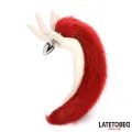 Analplug mit Schwanz Dunkelrot 40 cm von Latetobed BDSM Line