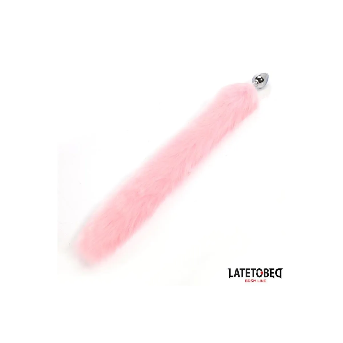 Analplug mit Fuchsschwanz, Rosa, 40 cm von Latetobed BDSM Line | Fesselliebe.de