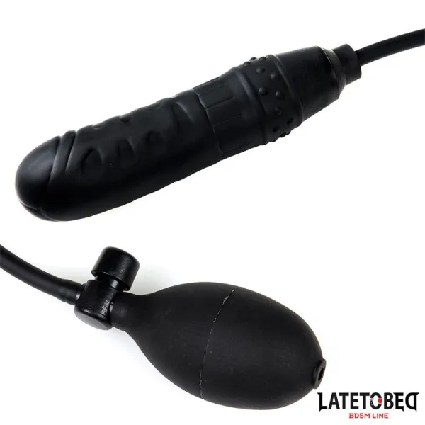 Aufblasbarer Dildo mit Handpumpe von Latetobed BDSM Line | Fesselliebe.de