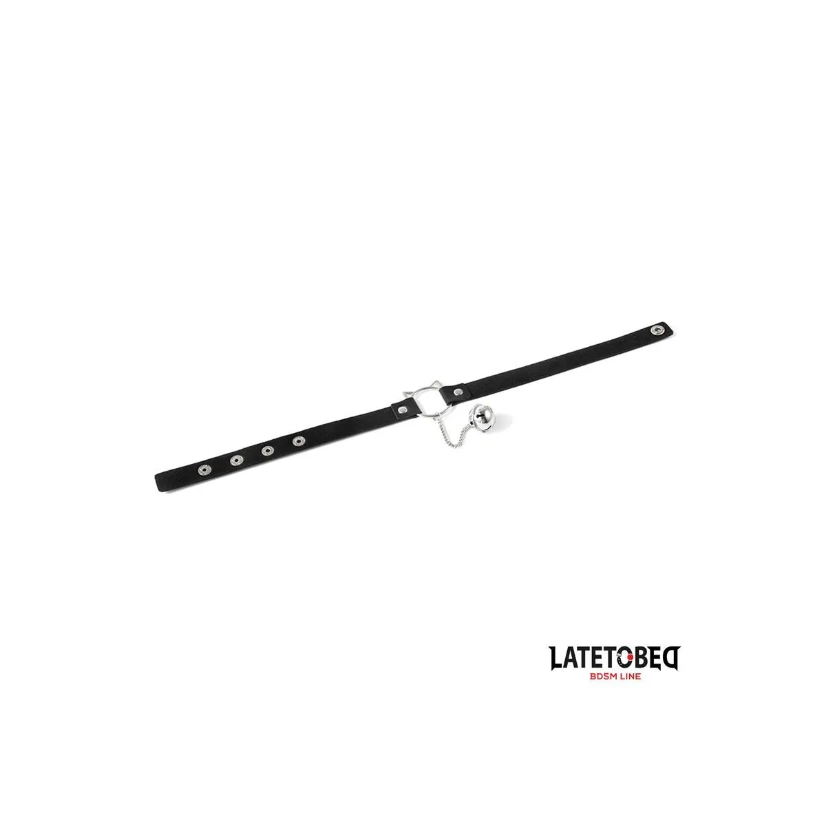 Halsband mit Katzenohren-Ohrringen und Glöckchen von Latetobed BDSM Line | Fesselliebe.de