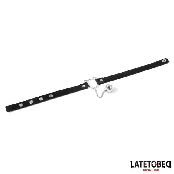 Halsband mit Katzenohren-Ohrringen und Glöckchen von Latetobed BDSM Line | Fesselliebe.de