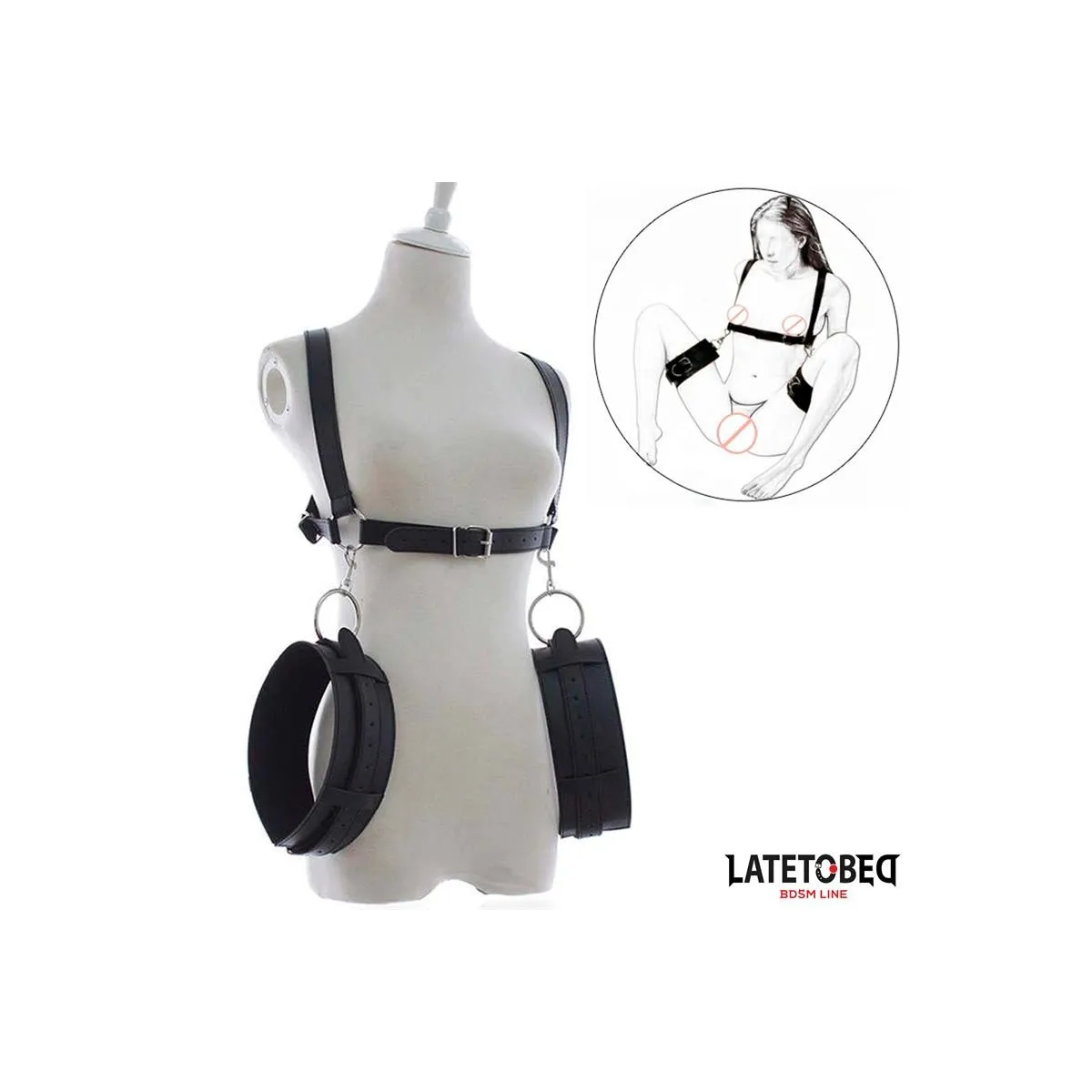 Fesseln für Gespreizte Beine von Latetobed BDSM Line | Fesselliebe.de