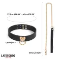 8-Teiliges Leder-Bondage-Set mit Aufbewahrungskoffer von Latetobed BDSM Line