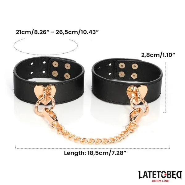 8-Teiliges Leder-Bondage-Set mit Aufbewahrungskoffer von Latetobed BDSM Line | Fesselliebe.de