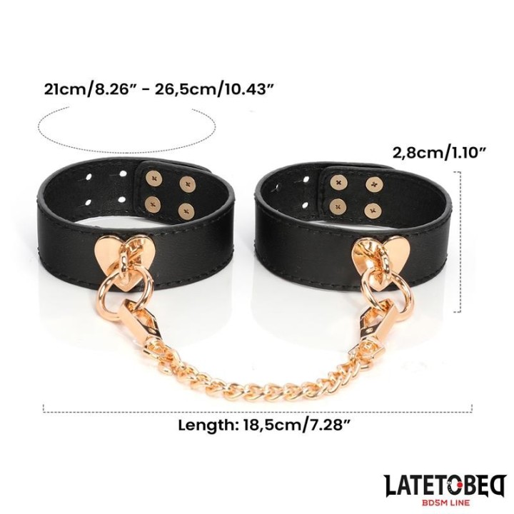 8-Teiliges Leder-Bondage-Set mit Aufbewahrungskoffer von Latetobed BDSM Line | Fesselliebe.de