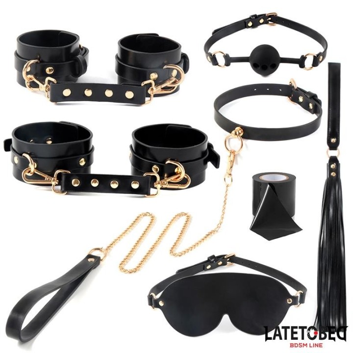Bondage-Set mit 8 Teilen und Aufbewahrungstasche von Latetobed BDSM Line | Fesselliebe.de