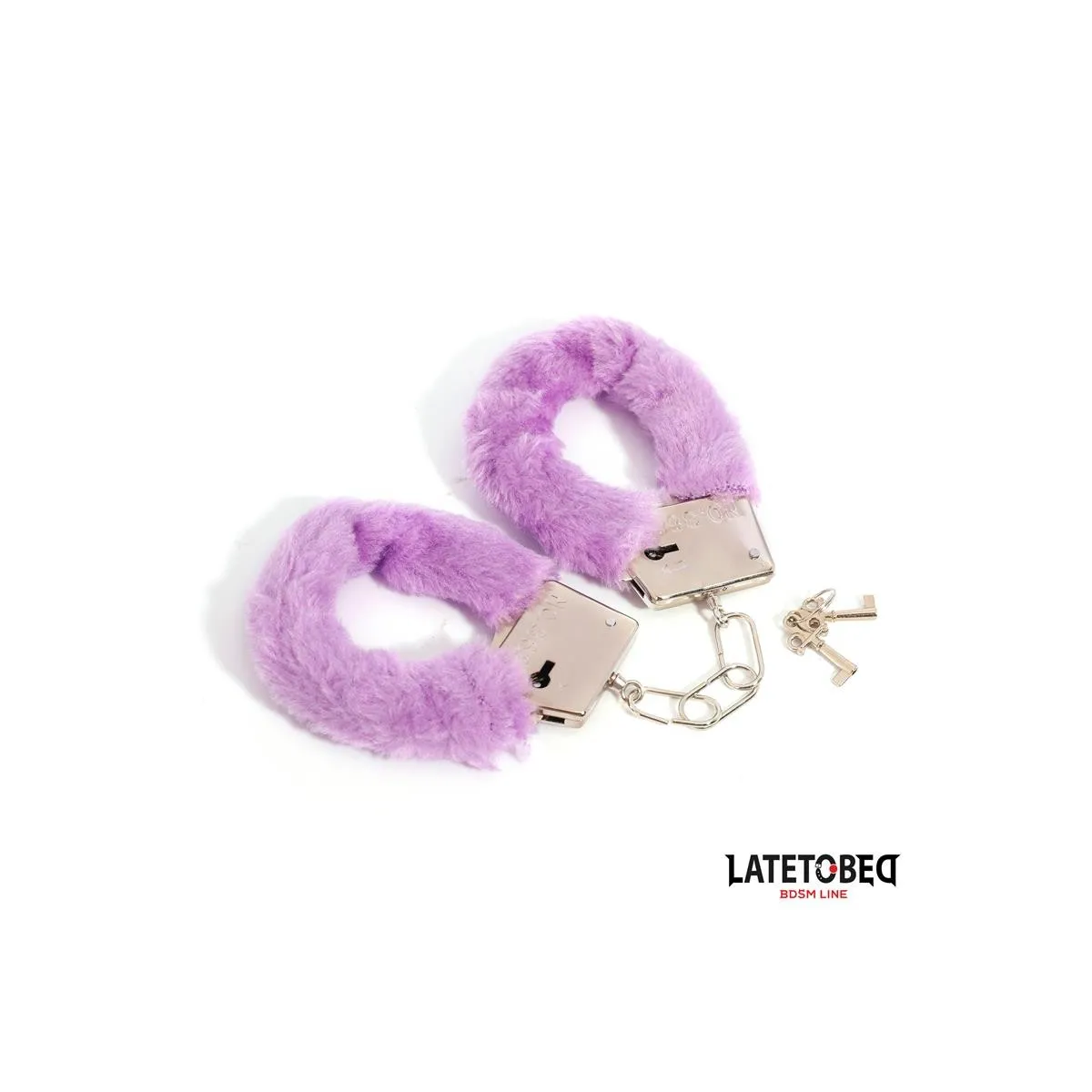 Fell-Metallfessel Lila von Latetobed BDSM Line | Fesselliebe.de