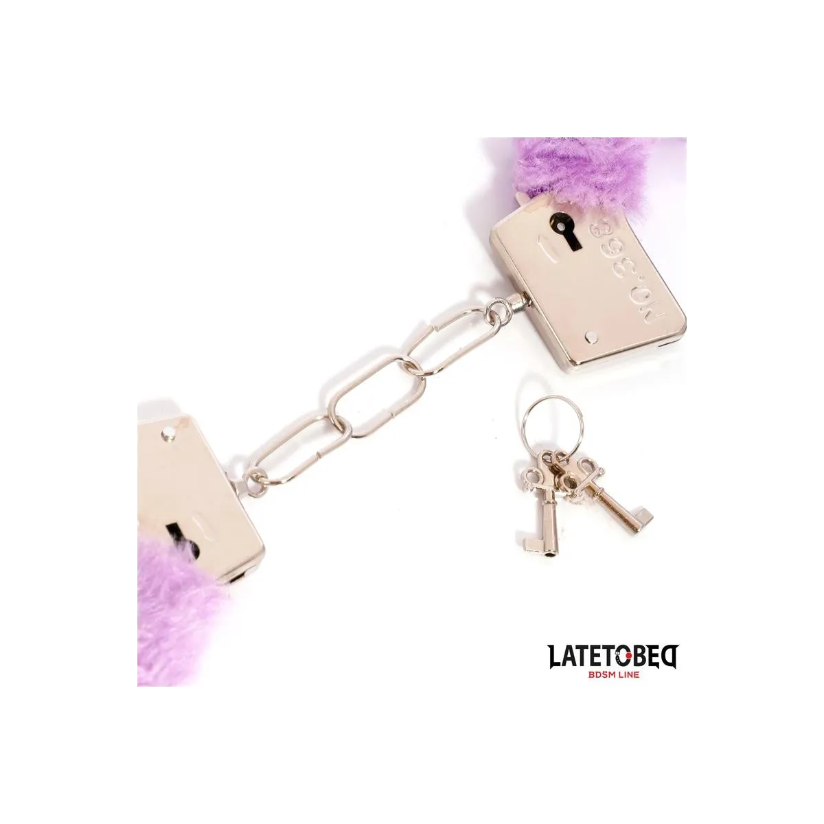 Fell-Metallfessel Lila von Latetobed BDSM Line | Fesselliebe.de