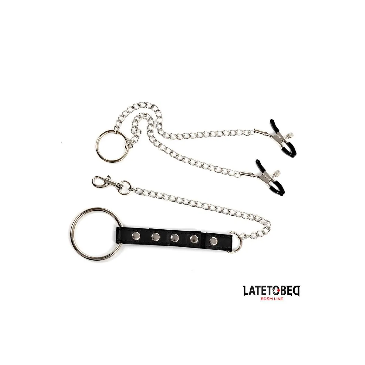 Nippelklemmen mit Penisring von Latetobed BDSM Line | Fesselliebe.de