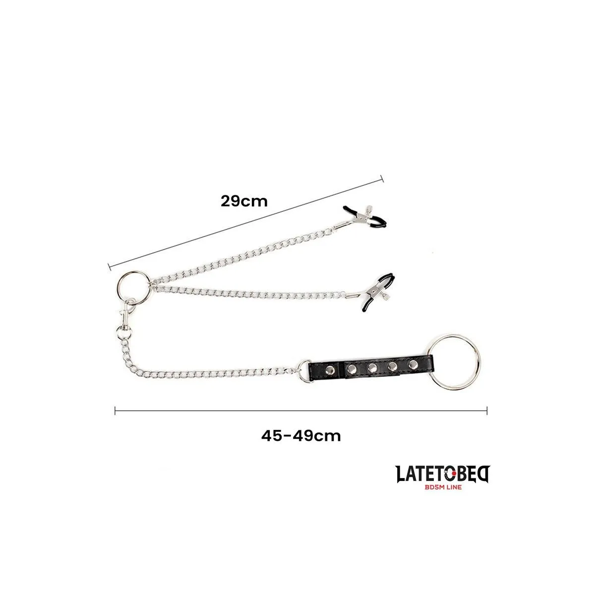 Nippelklemmen mit Penisring von Latetobed BDSM Line | Fesselliebe.de