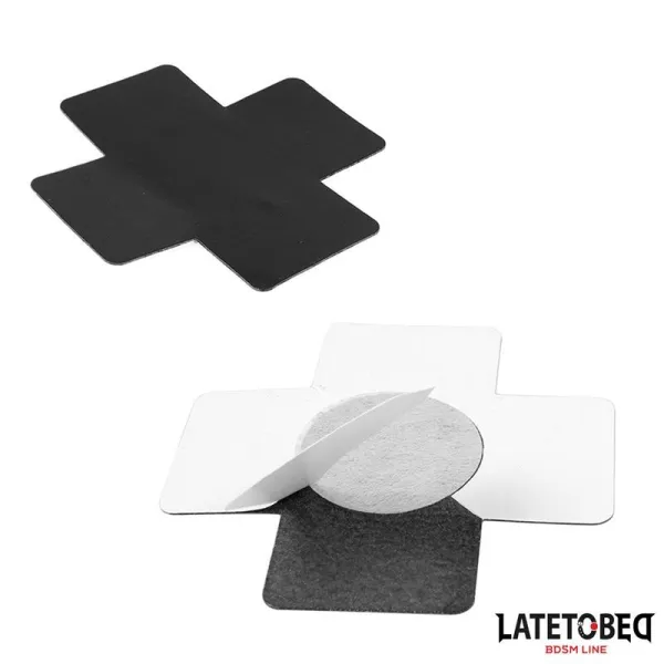 Einweg-Nippelabdeckung mit Kreuz von Latetobed BDSM Line | Fesselliebe.de