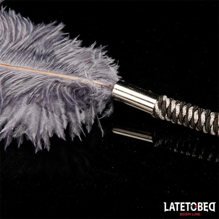 Straussenfeder 44 cm von Latetobed BDSM Line | Fesselliebe.de