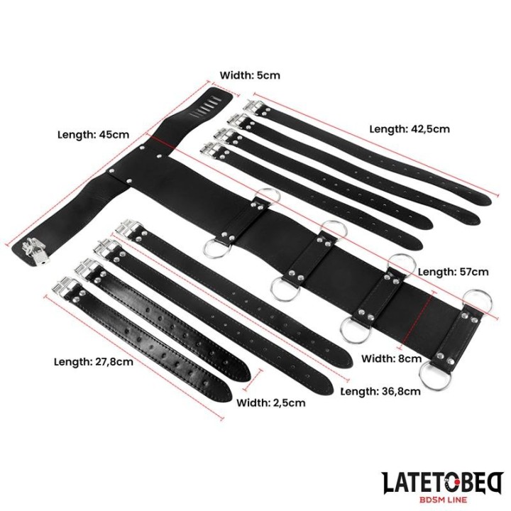 Verstellbarer Rücken-Harness von Latetobed BDSM Line | Fesselliebe.de