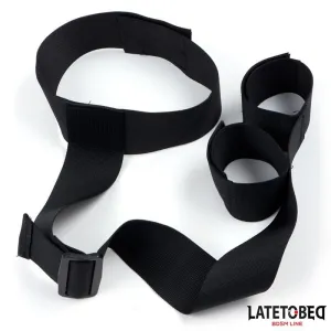Band-Bondage von Hals bis Handgelenk von Latetobed BDSM Line