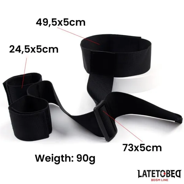 Band-Bondage von Hals bis Handgelenk von Latetobed BDSM Line | Fesselliebe.de