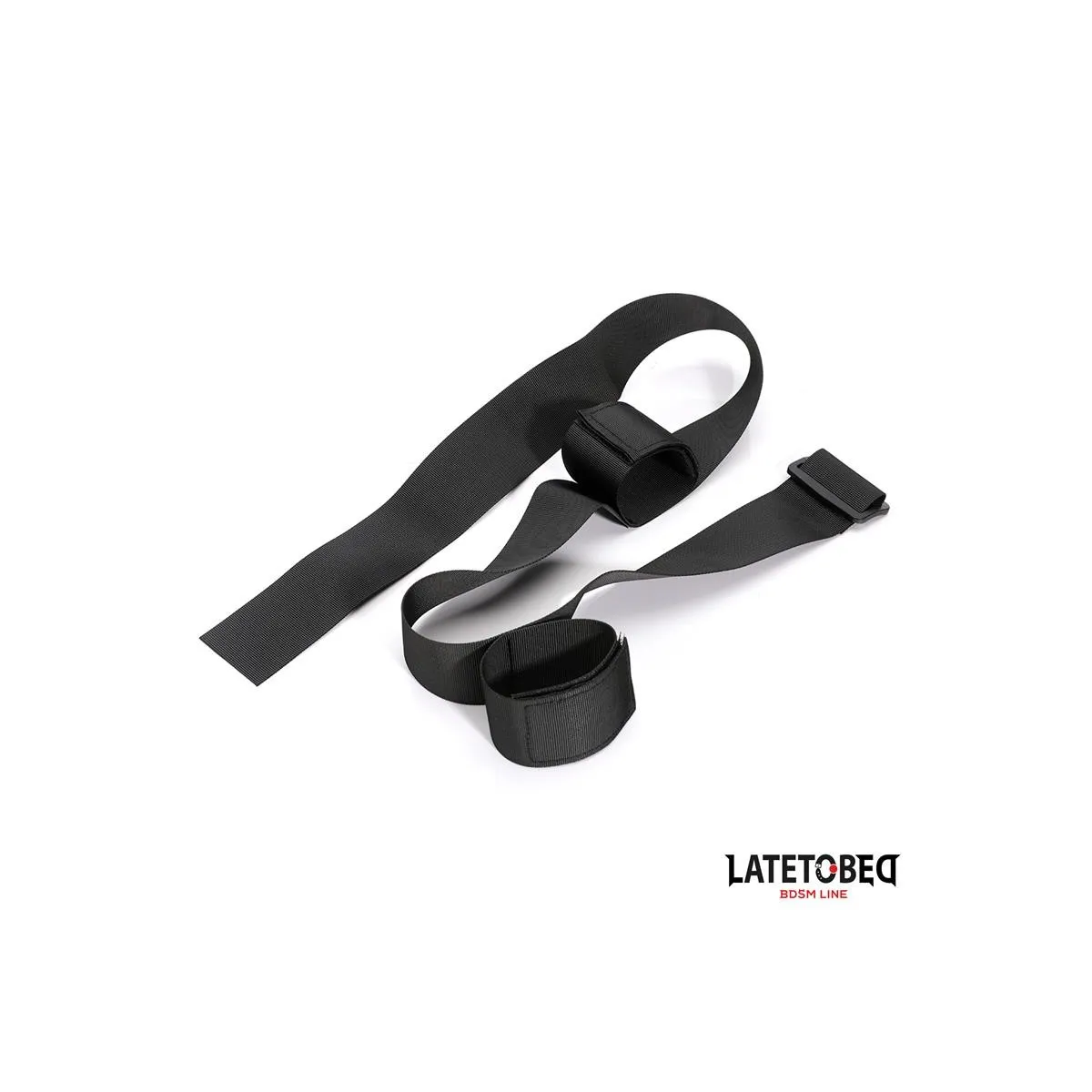 Hüftband und Klettverschluss-Handgelenkmanschette von Latetobed BDSM Line | Fesselliebe.de