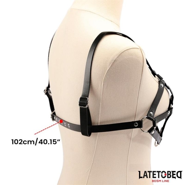 Verstellbarer Brust-Harness von Latetobed BDSM Line | Fesselliebe.de