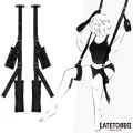 Tür-Sling Schwarz von Latetobed BDSM Line