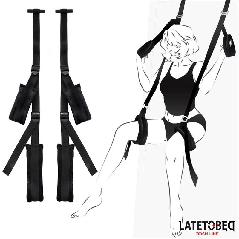 Tür-Sling Schwarz von Latetobed BDSM Line | Fesselliebe.de