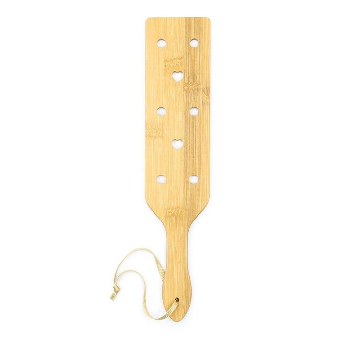 Bambus-Paddel mit Herzen 33 cm von Latetobed BDSM Line | Fesselliebe.de