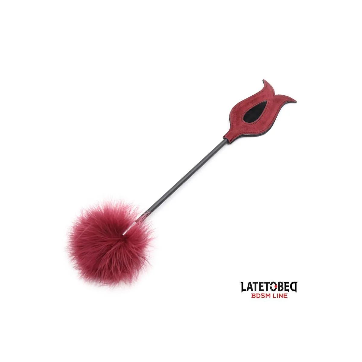 Federkitzler und Paddel In Rosenform von Latetobed BDSM Line | Fesselliebe.de