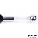 Federkitzler mit Acryl-Metallgriff von Latetobed BDSM Line | Fesselliebe.de