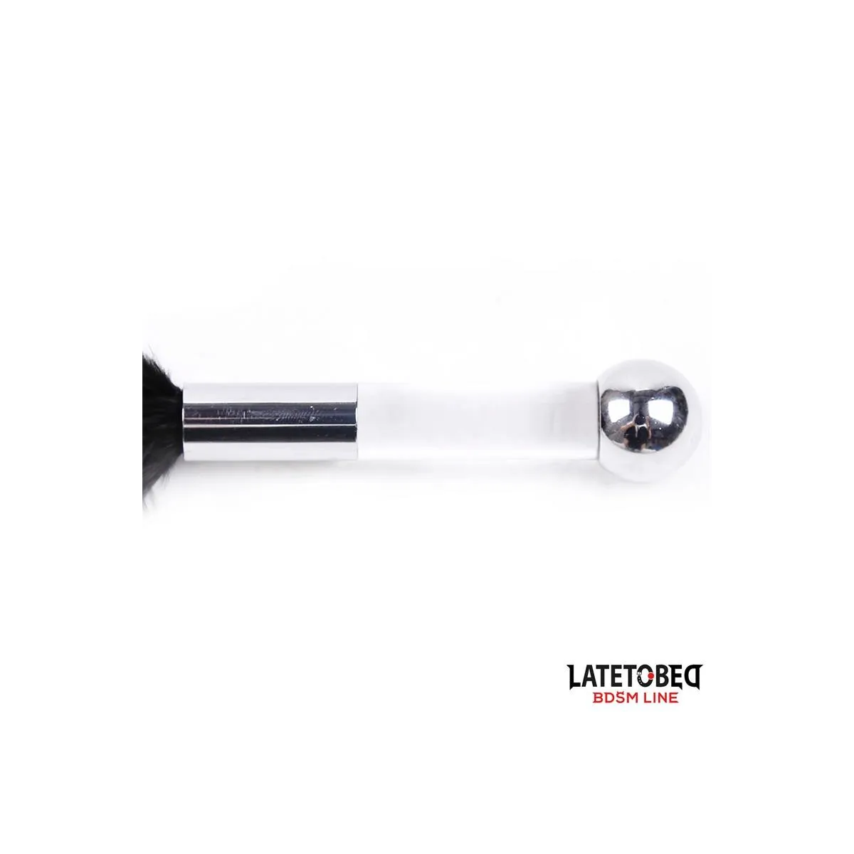 Federkitzler mit Acryl-Metallgriff von Latetobed BDSM Line | Fesselliebe.de