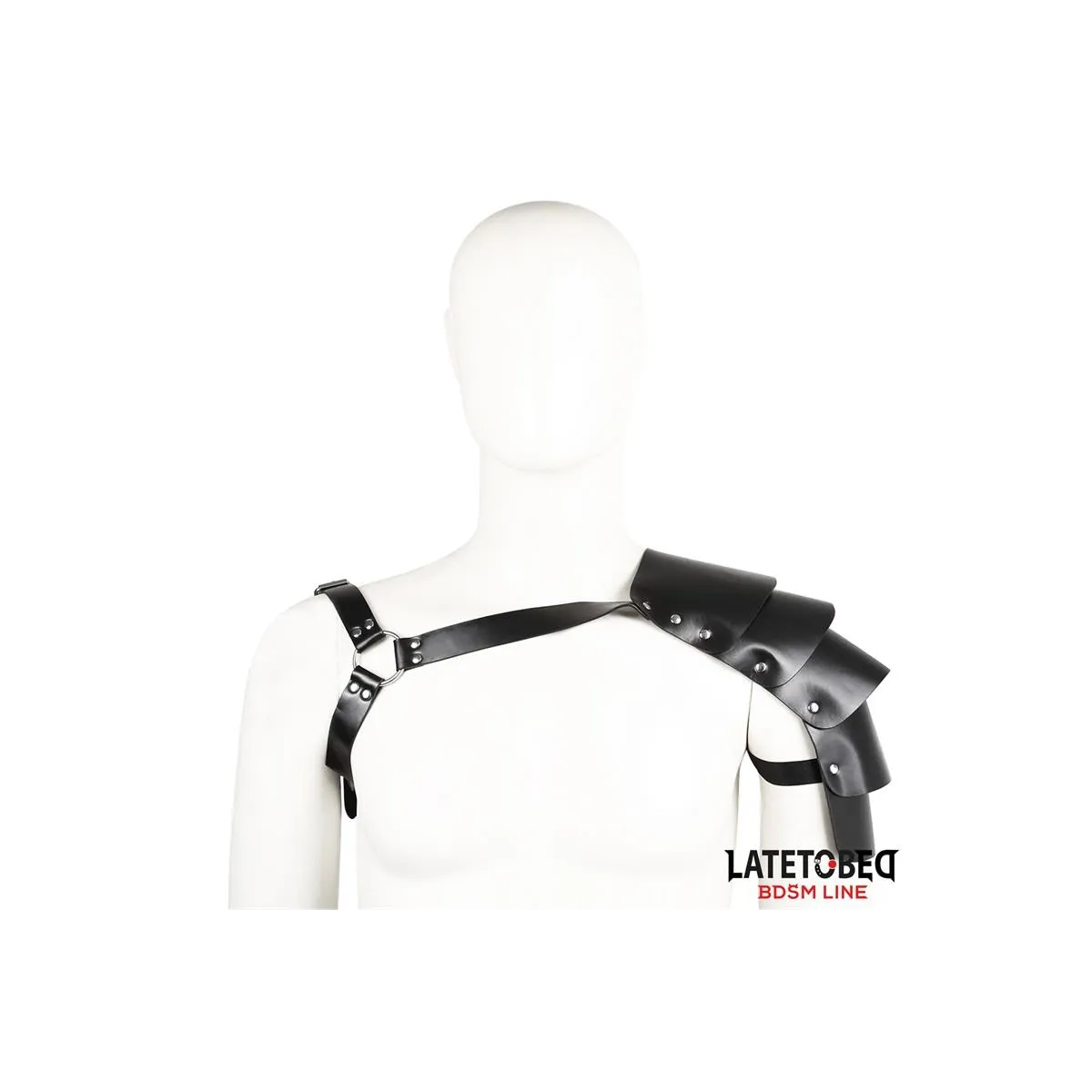 Brustgeschirr mit Schulterprotektor von Latetobed BDSM Line | Fesselliebe.de
