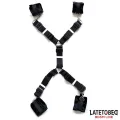 Bettfessel-Set mit Verstellbaren und Abnehmbaren Manschetten von Latetobed BDSM Line