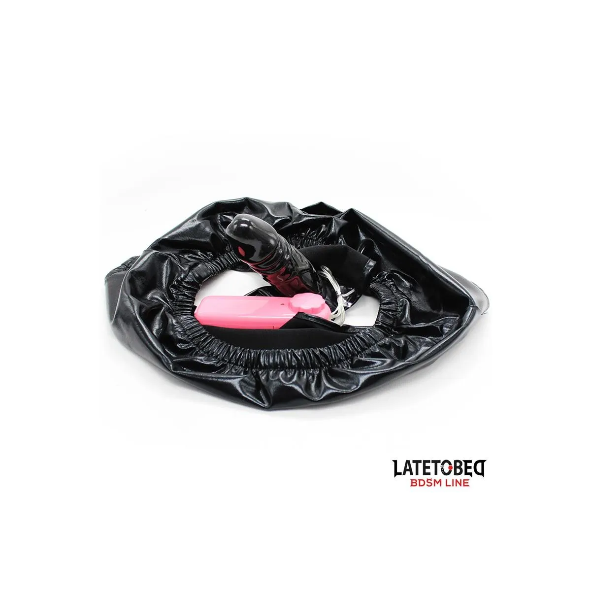 Elastischer Slip mit Vibrierendem Dildo, Einheitsgrösse von Latetobed BDSM Line | Fesselliebe.de