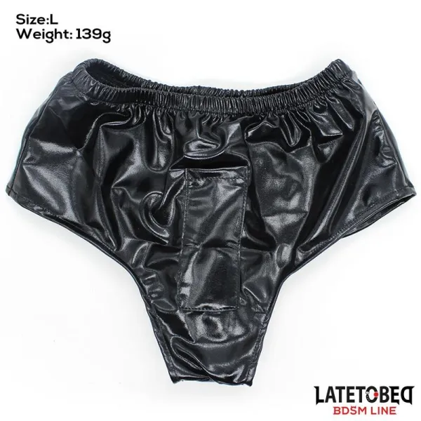 Elastischer Slip mit Vibrierendem Dildo, Einheitsgrösse von Latetobed BDSM Line | Fesselliebe.de