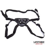 Verstellbarer Strap-On mit Metallring von Latetobed BDSM Line | Fesselliebe.de