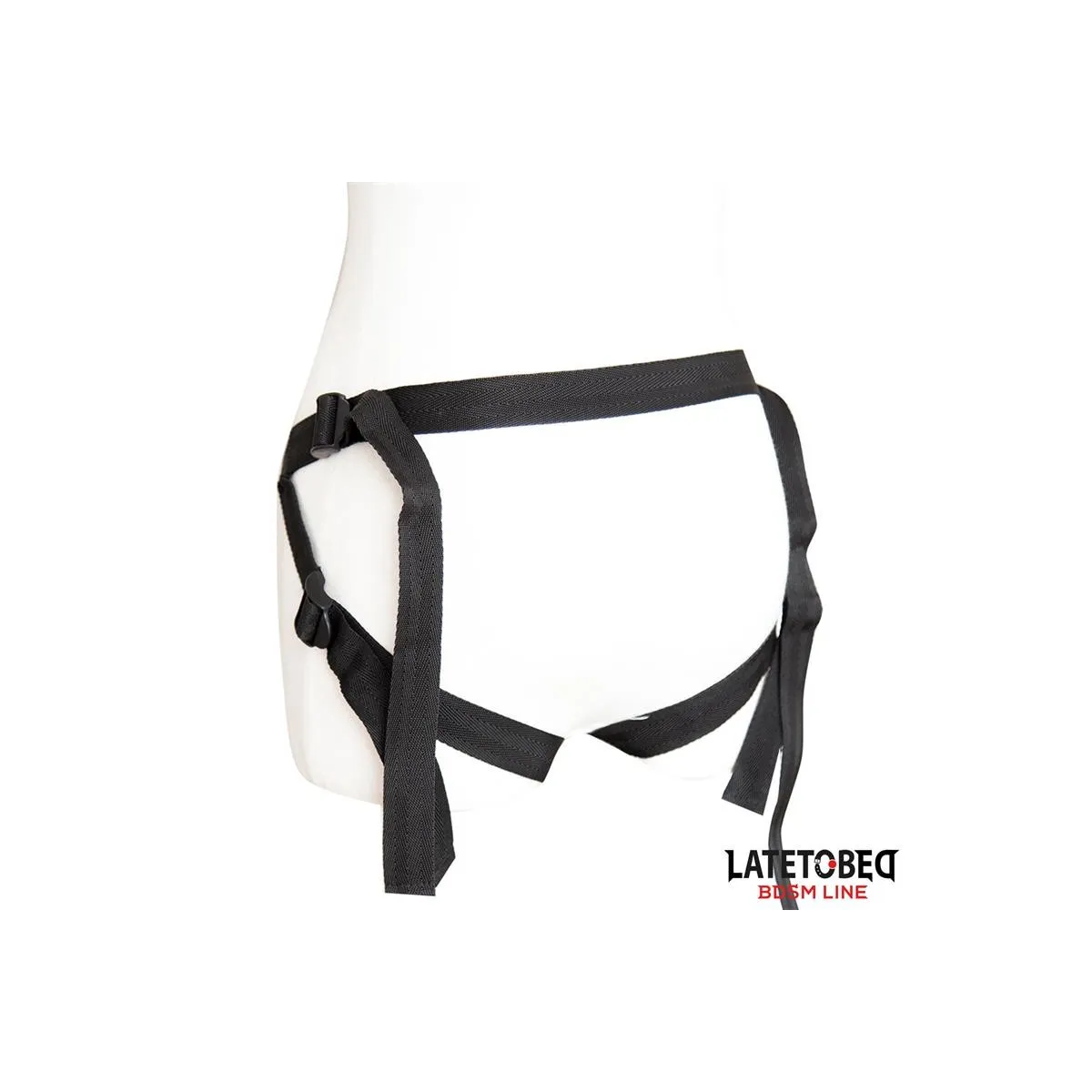 Verstellbarer Strap-On mit Metallring von Latetobed BDSM Line | Fesselliebe.de