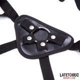 Verstellbarer Strap-On mit Metallring von Latetobed BDSM Line | Fesselliebe.de